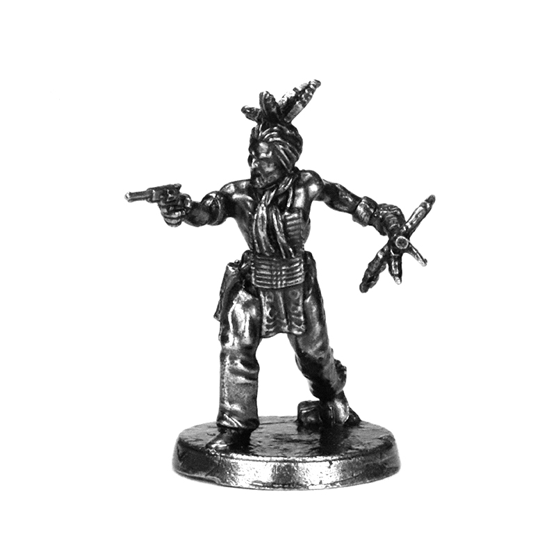 Vintage Wild West Warrior Mini - Unique Table Accessories 评论和价格
