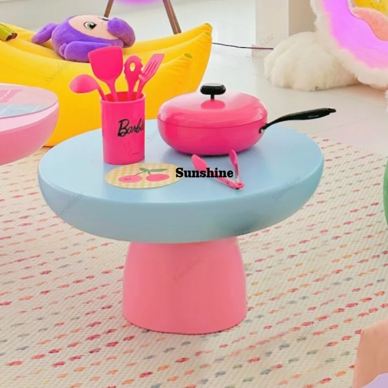 Standing Round Coffee Table Mi - Unique Table Accessories 评论和价格