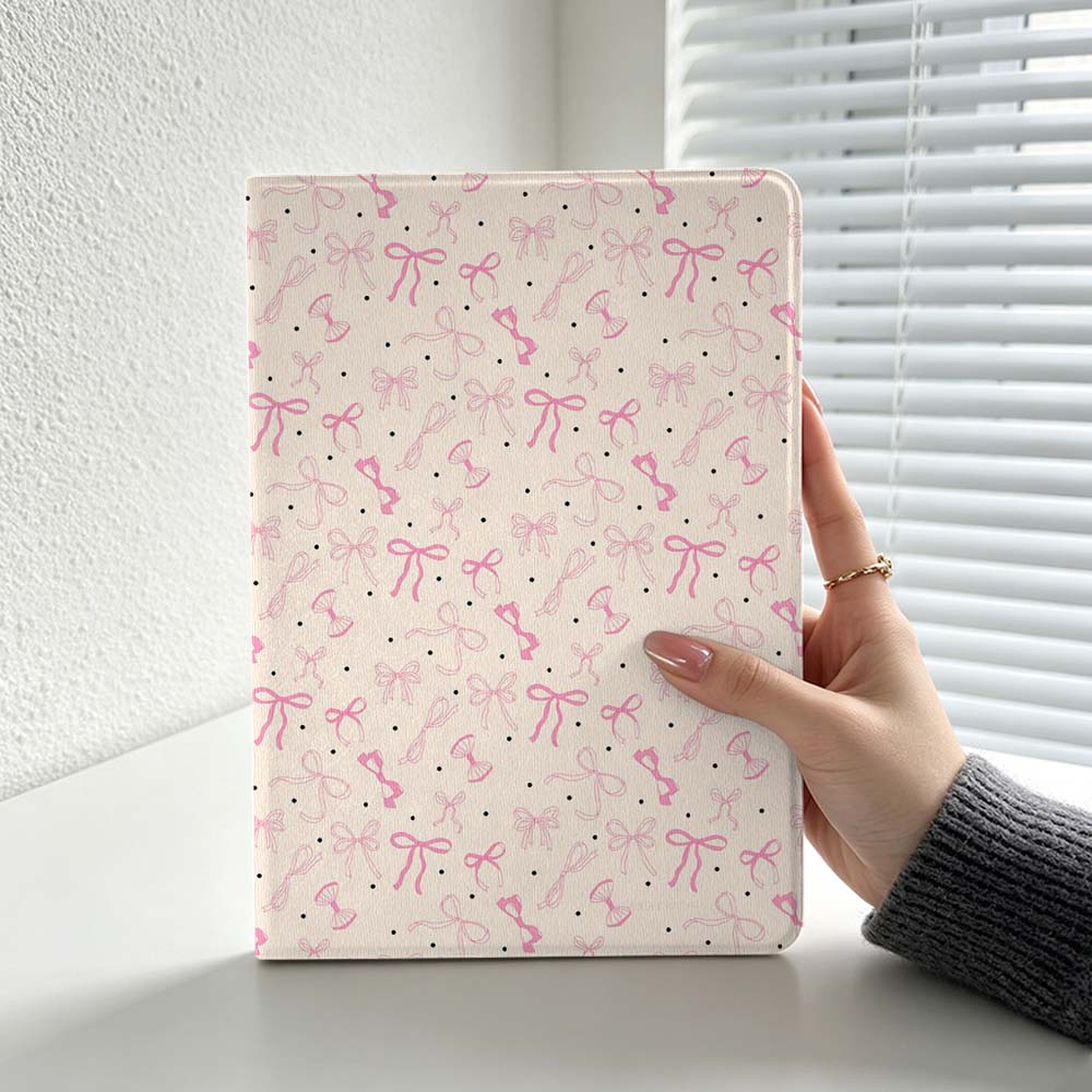 Minimalist Pink Bow Pattern Fo - Lenovo Tablet M10 Accessories 评论和价格