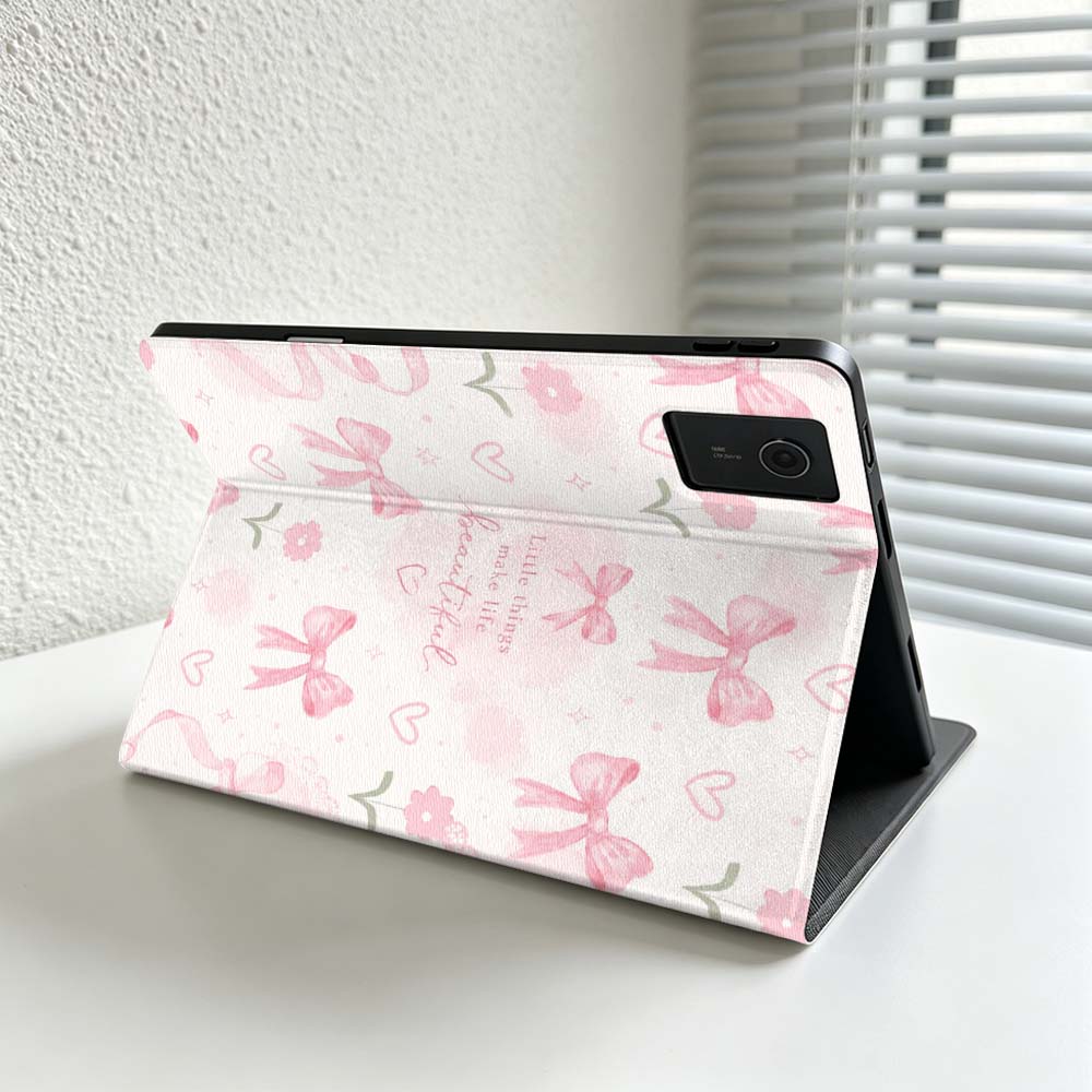 Minimalist Pink Bow Pattern Fo - Lenovo Tablet M10 Accessories 评论和价格