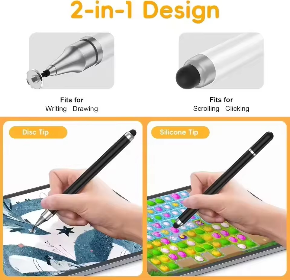 2 in 1 Universal Stylus Pen Fo - Tablet Accessory 评论和价格